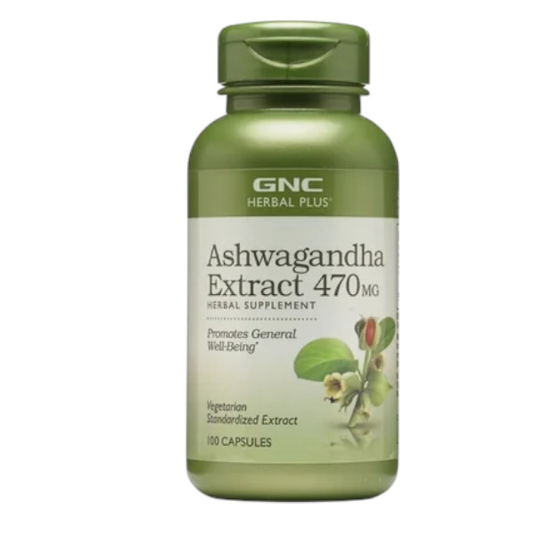 GNC Herbal Plus Ashwagandha Extract 470 mg, 100 cps