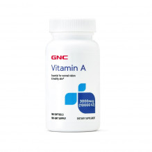 Supliment alimentar GNC Vitamina A 13000 mcg (10000 UI) 180 CPS