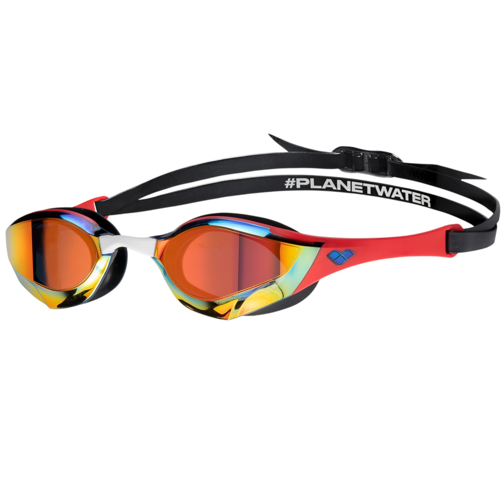 Ochelari inot Arena Cobra Edge Swipe Mirror Indomitus-Rosu/Auriu