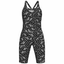 Costum inot dama Arena Printed Full Body-Negru/Alb-34