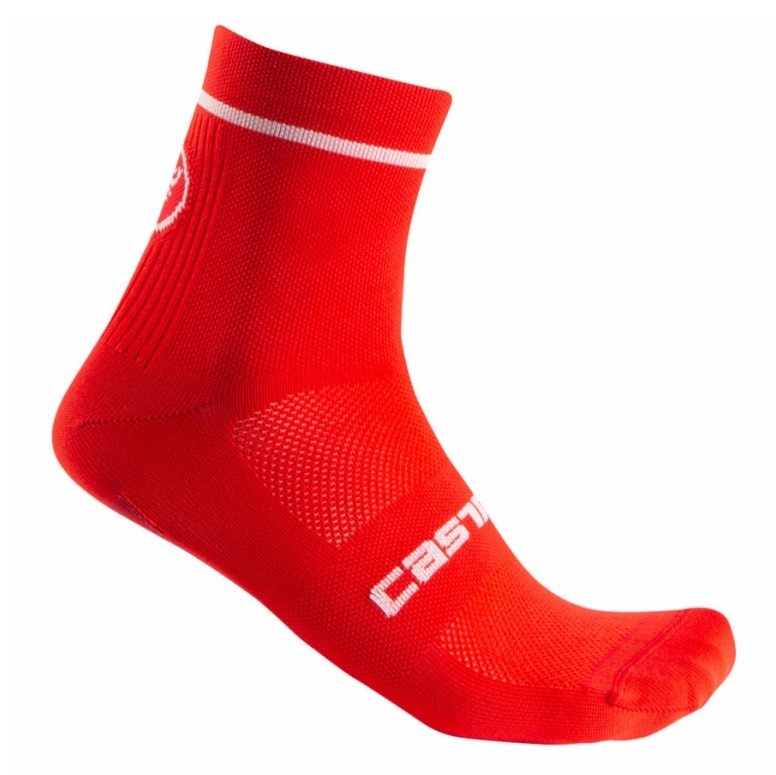 Sosete ciclism Castelli Entrata 9 SS 2025-Rosu-XXL