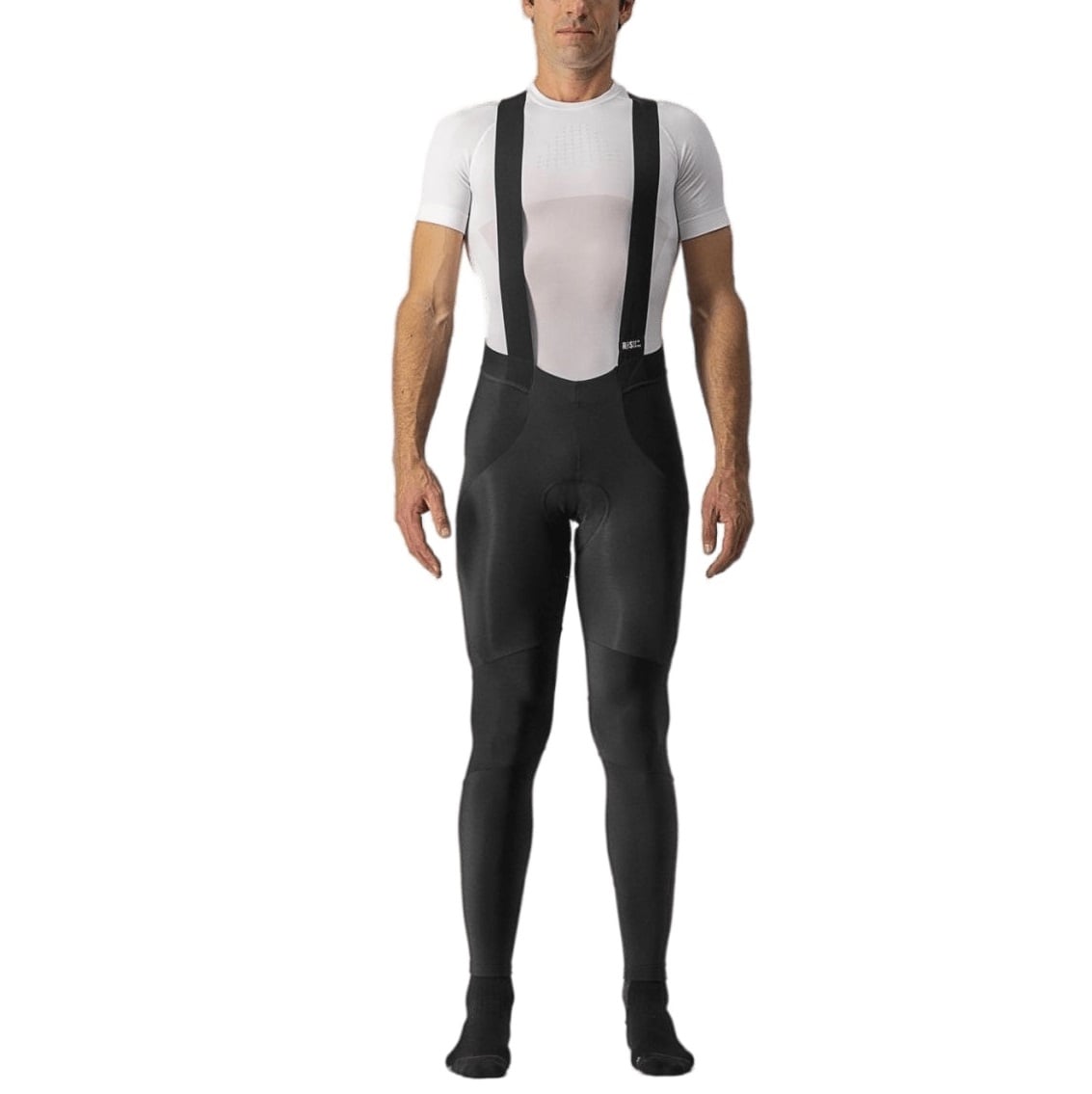 Pantaloni ciclism cu bretele barbati Castelli Sorpasso RoS-Negru-S