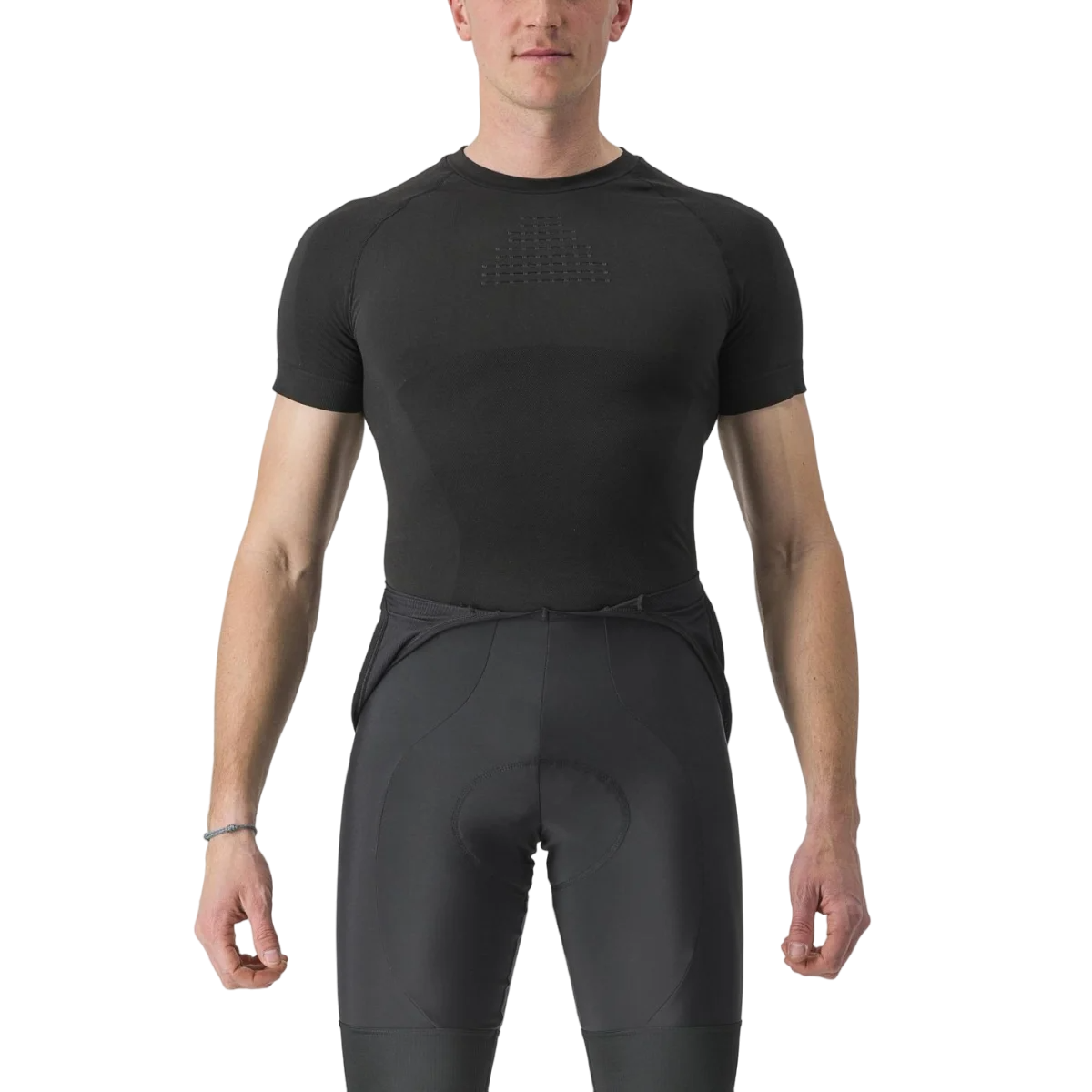 Tricou ciclism barbati Castelli Core Seamless-Negru-XXL