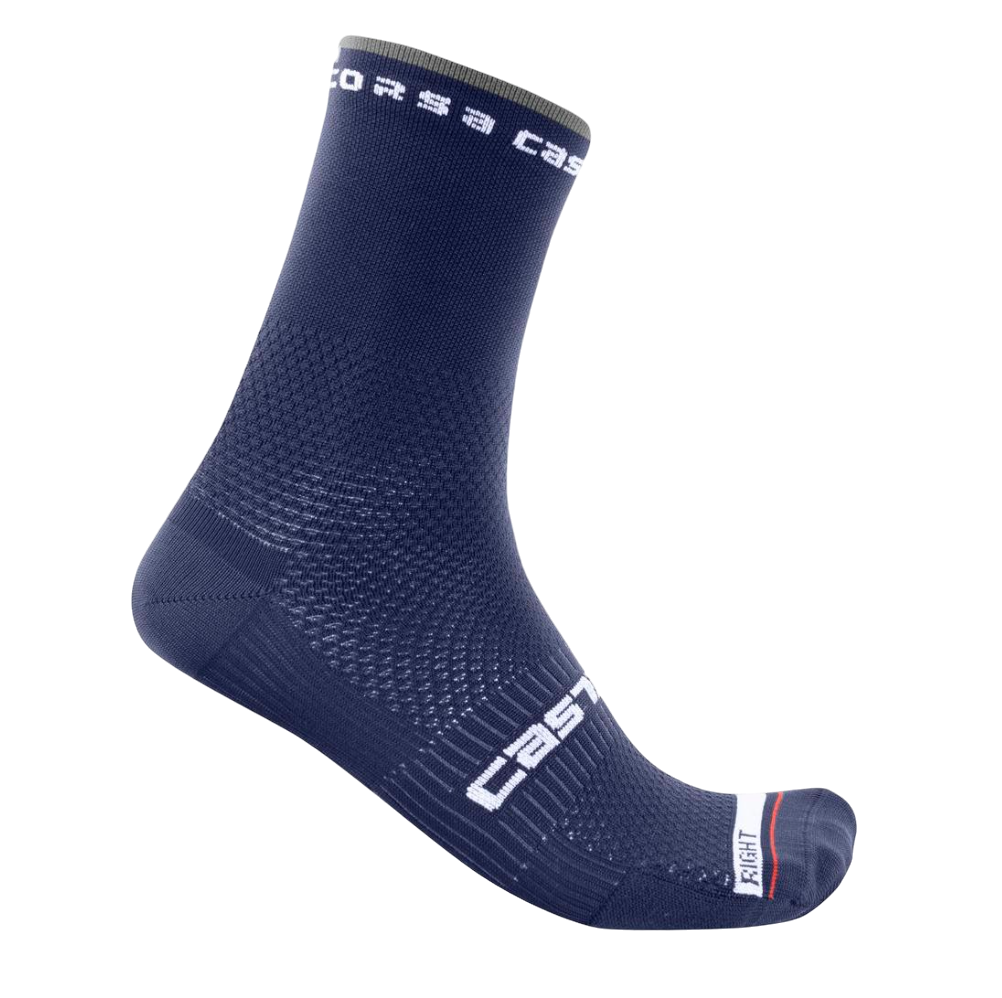 Sosete ciclism barbati Castelli Rosso Corsa Pro 15 SS 2025