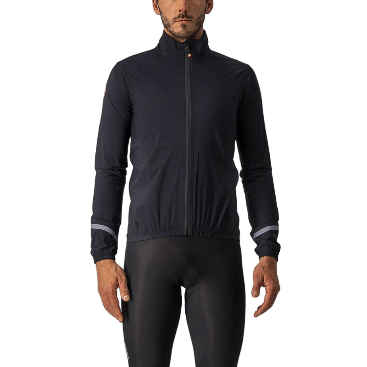 Jacheta impermeabila ciclism barbati Castelli Emergency 2 SS 2024-Negru-XXL