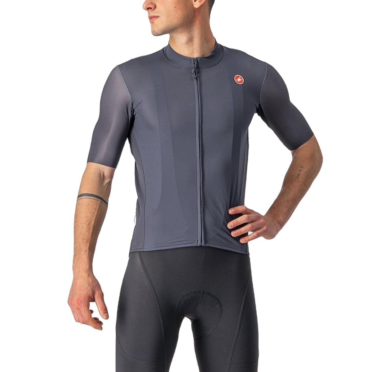 Tricou ciclism barbati Castelli Endurance Elite-Antracit-M