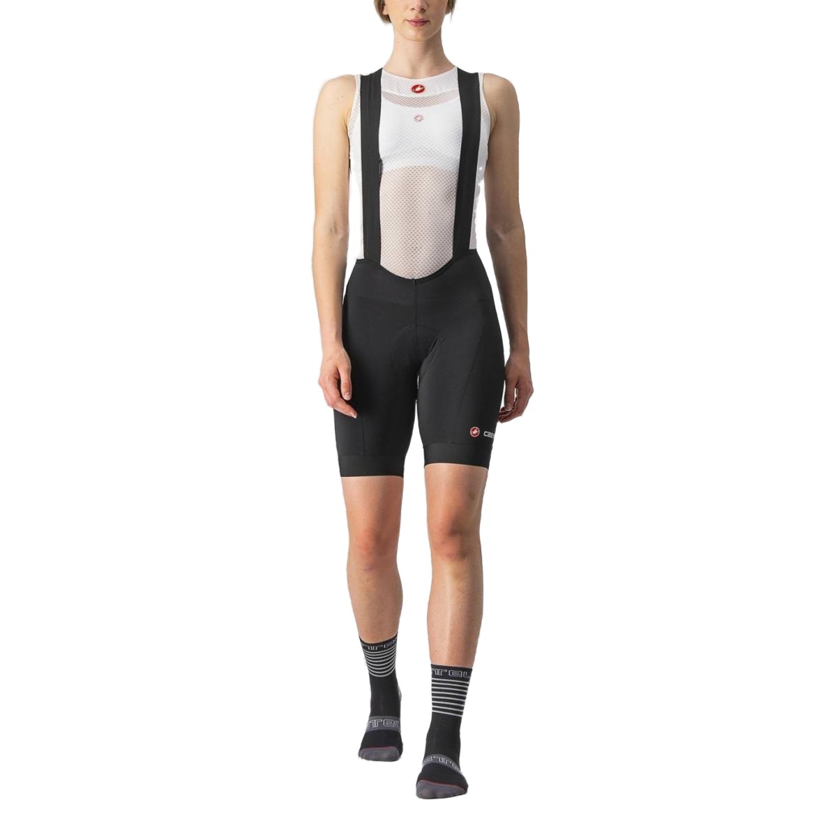Pantaloni scurti ciclism cu bretele dama Castelli Endurance