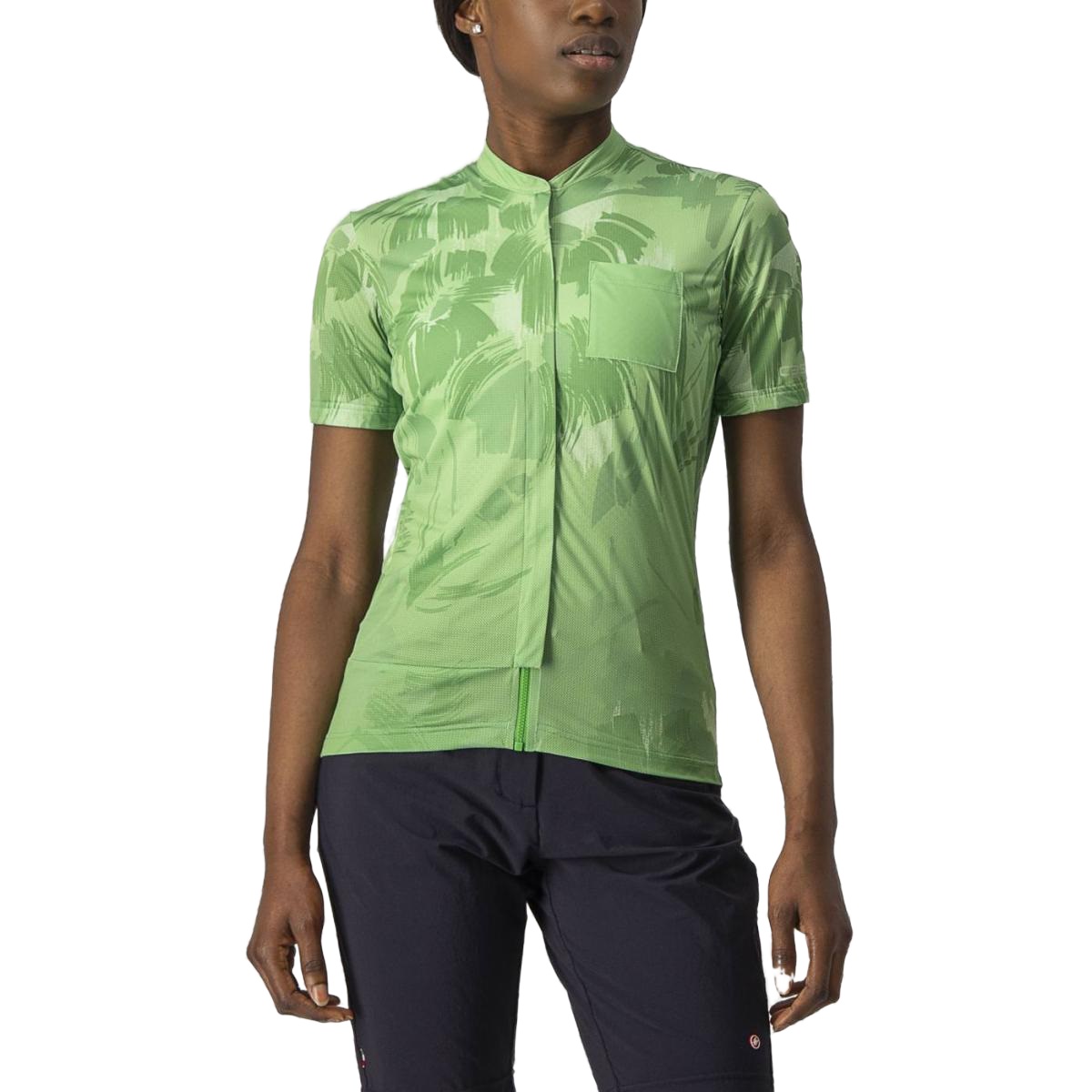 Tricou ciclism dama Castelli Unlimited Sentiero-Verde-XS