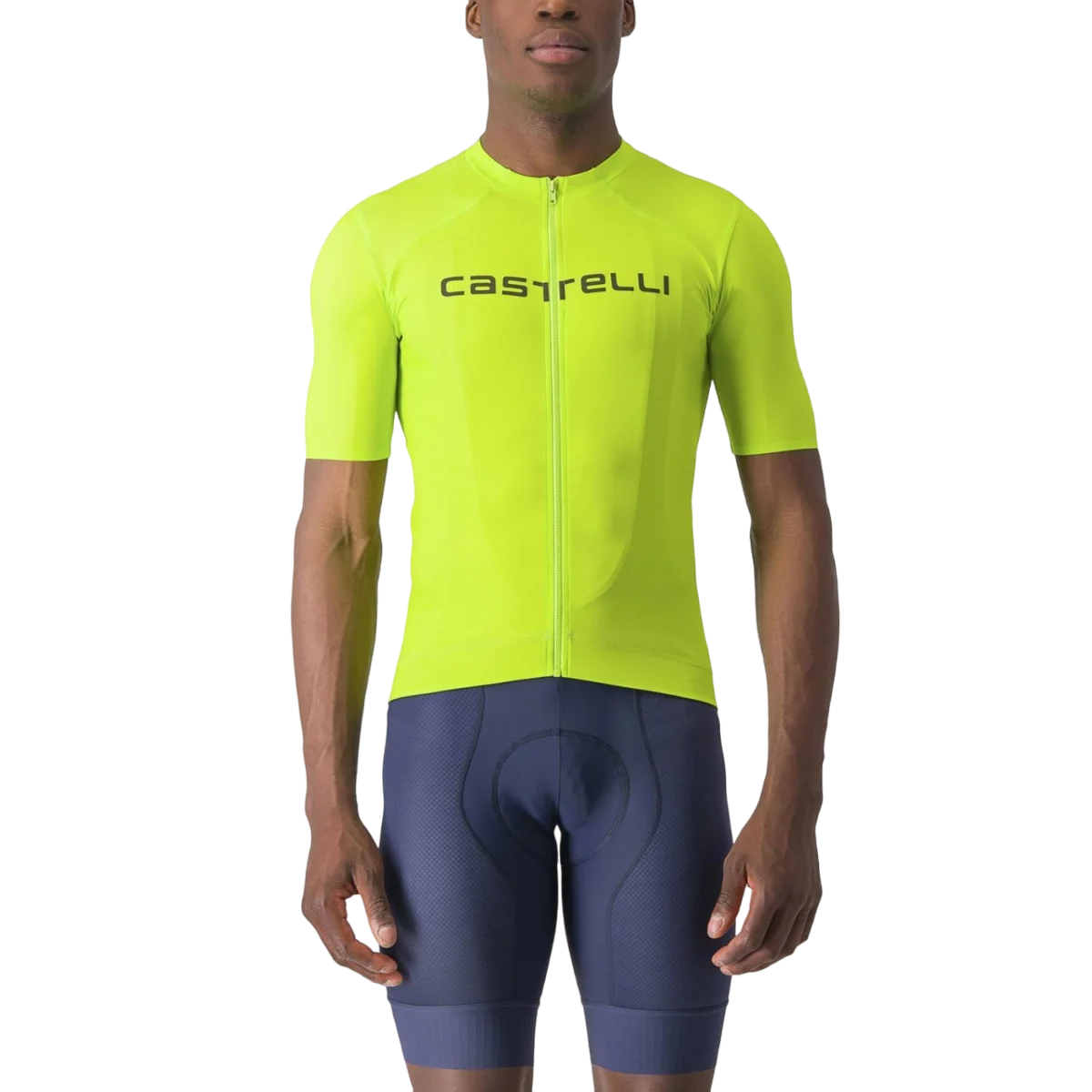 Tricou ciclism barbati Castelli Prologo Lite SS 2025-Galben-M