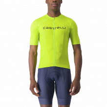 Tricou ciclism barbati Castelli Prologo Lite SS 2025-Galben-M