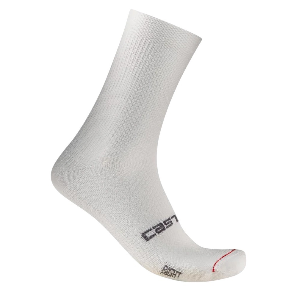 Sosete ciclism dama Castelli Espresso 2 W 12-Alb-S/M