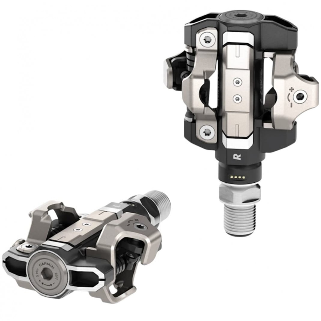 Pedale Garmin Rally XC210 - Power Meter cu doi senzori pentru placute Shimano SPD