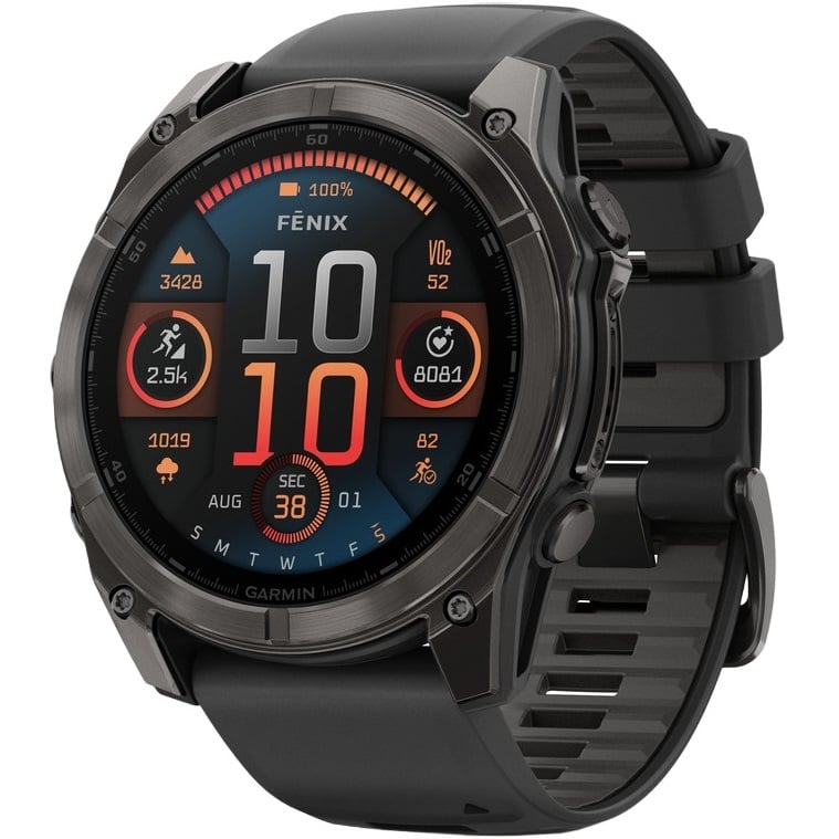 Ceas Garmin Fenix 8 AMOLED Sapphire Titanium 51mm