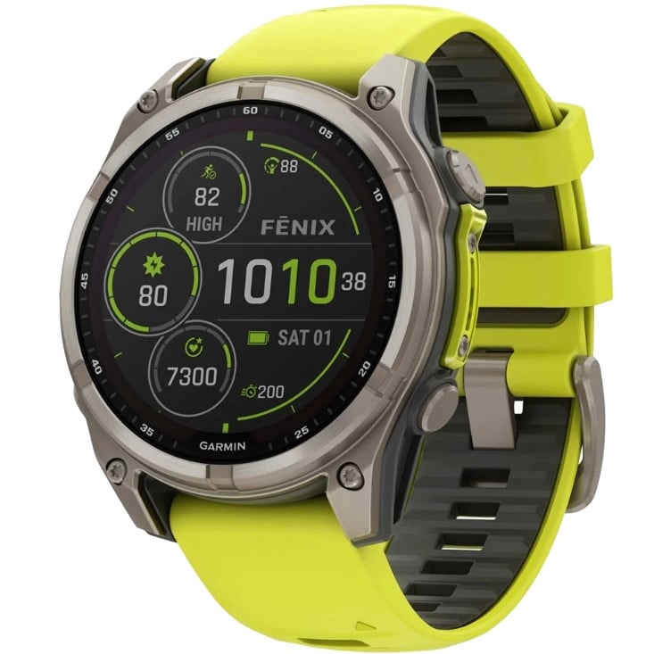 Ceas Garmin Fenix 8 SOLAR Sapphire Titanium 47mm