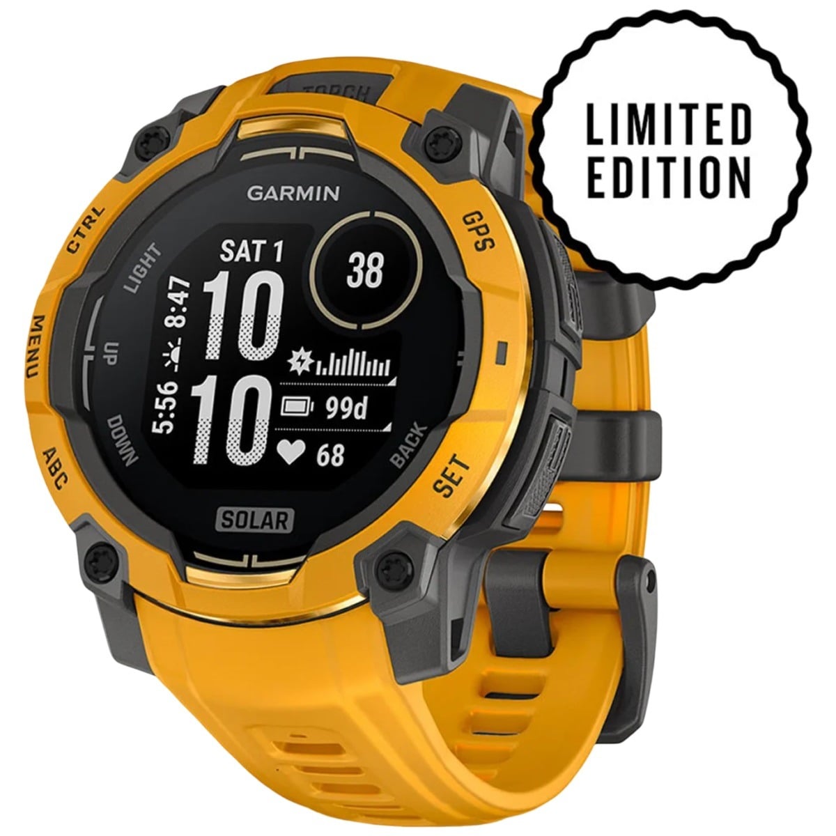 Ceas Garmin Instinct 3 – 45 mm, SOLAR - Alpine Rush Collection