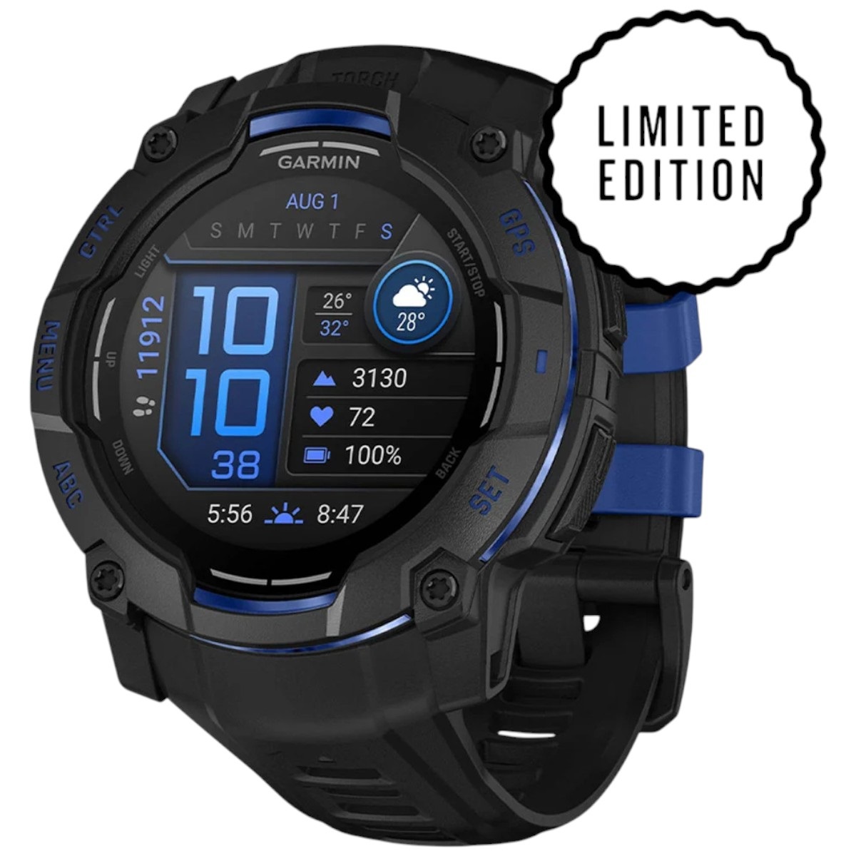 Ceas Garmin Instinct 3 – 50 mm, AMOLED - Limited Edition