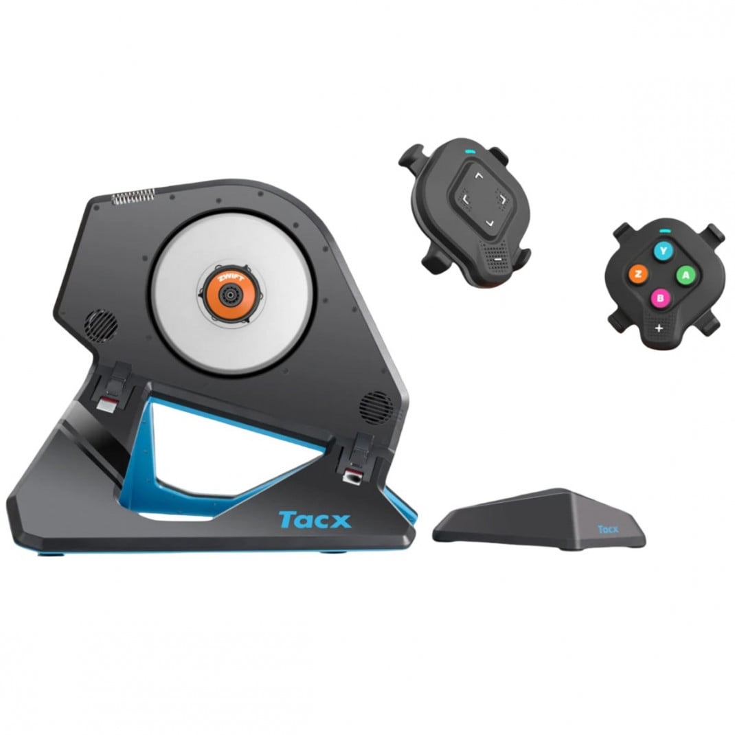 Home trainer Tacx NEO 2T cu Zwift Cog si Click