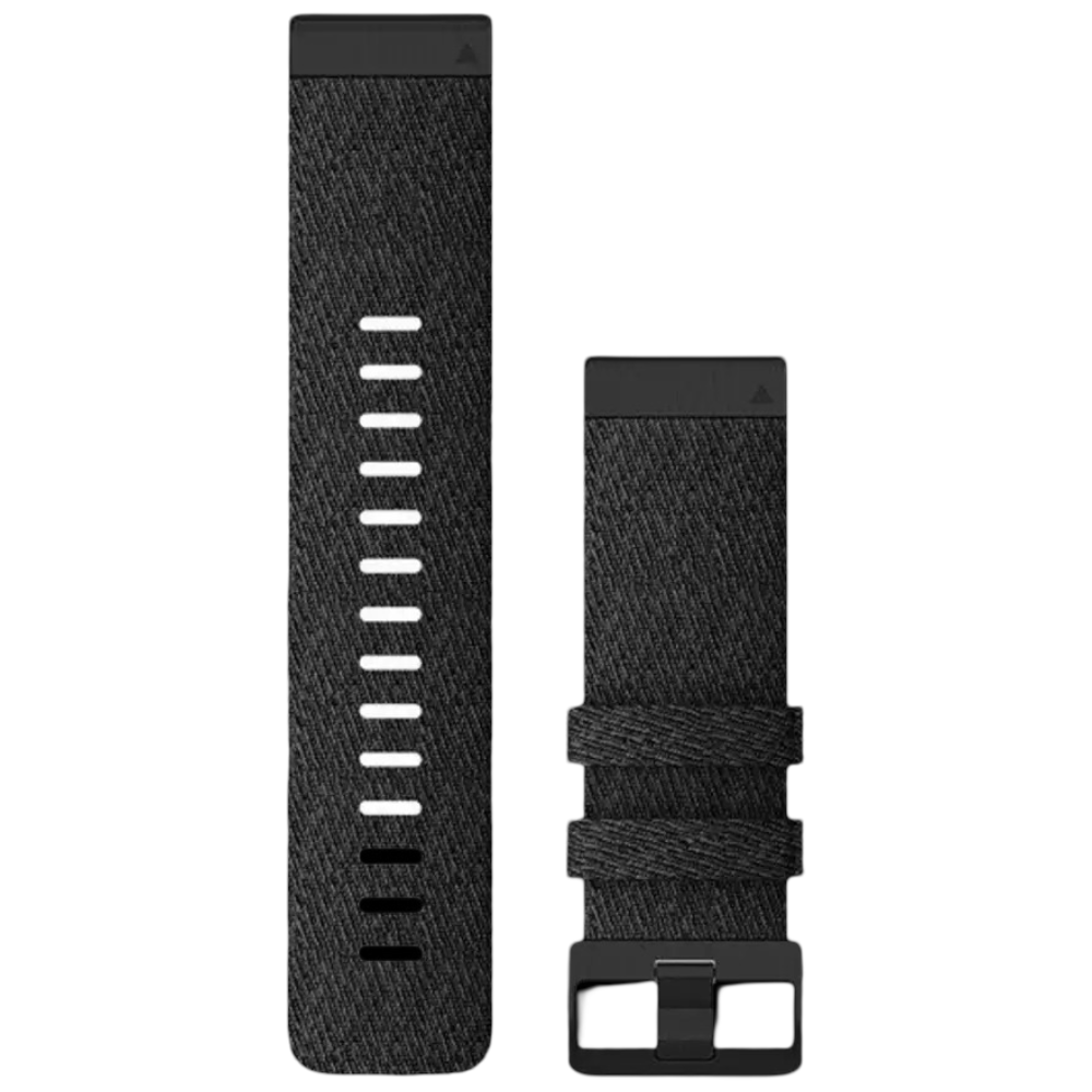 Curea nailon ceas Garmin D2/Descent/Enduro/Epix Pro/Fenix/Instinct/Quatix/Tactix - 26 mm-Negru