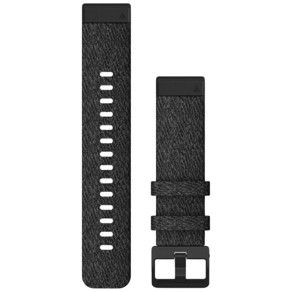 Curea nailon ceas Garmin Approach/D2/Descent/Epix/Epix Pro/Fenix/Instinct - 20 mm-Negru