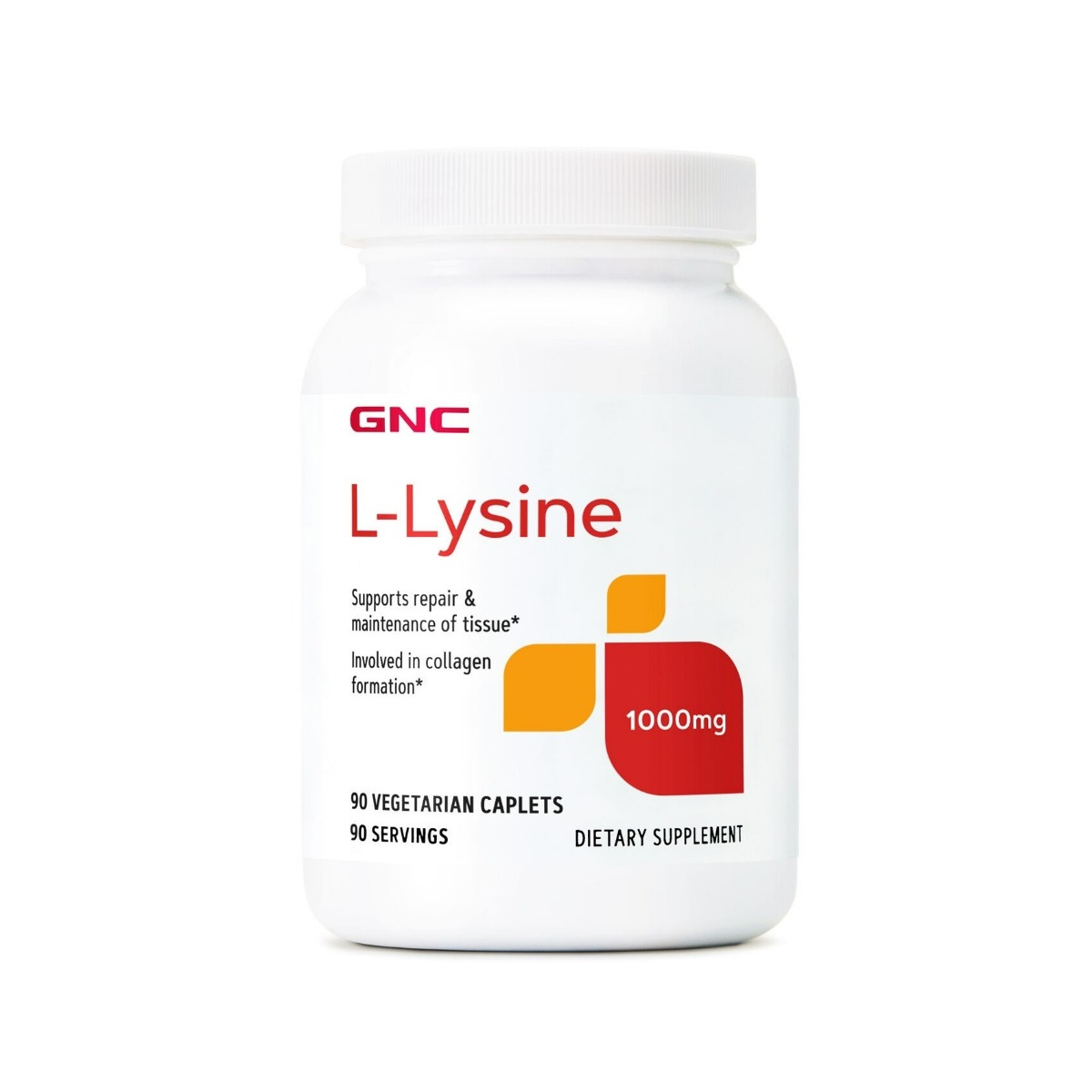 Supliment alimentar GNC L-Lizina 1000 mg 90 TB