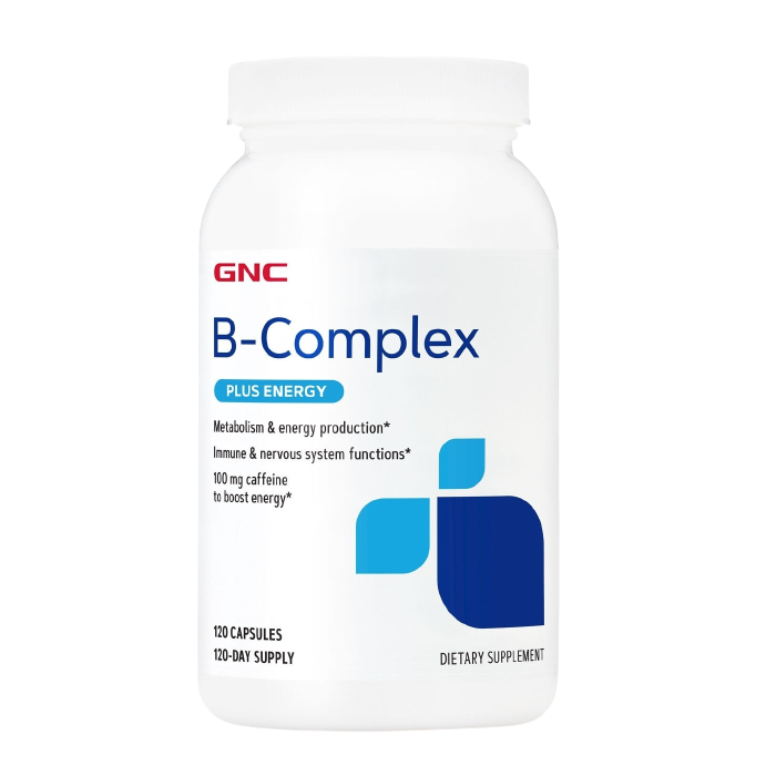 Supliment alimentar GNC B-Complex + Energy, Formula Energizanta, 120 cps