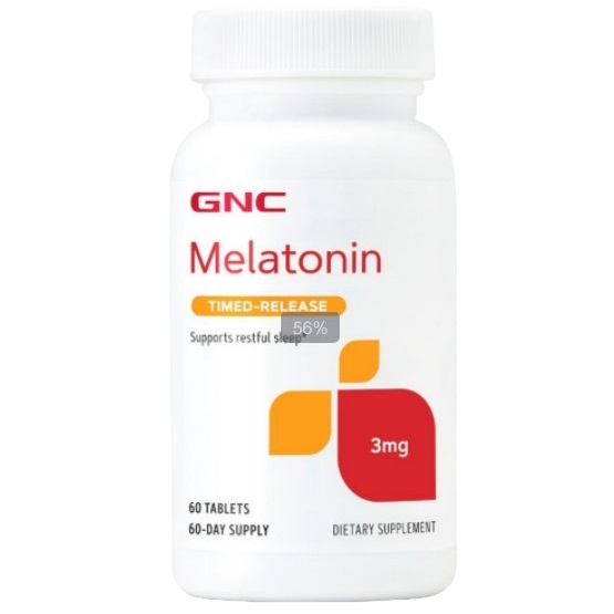 Supliment alimentar GNC Melatonina 3 Mg 60 TB