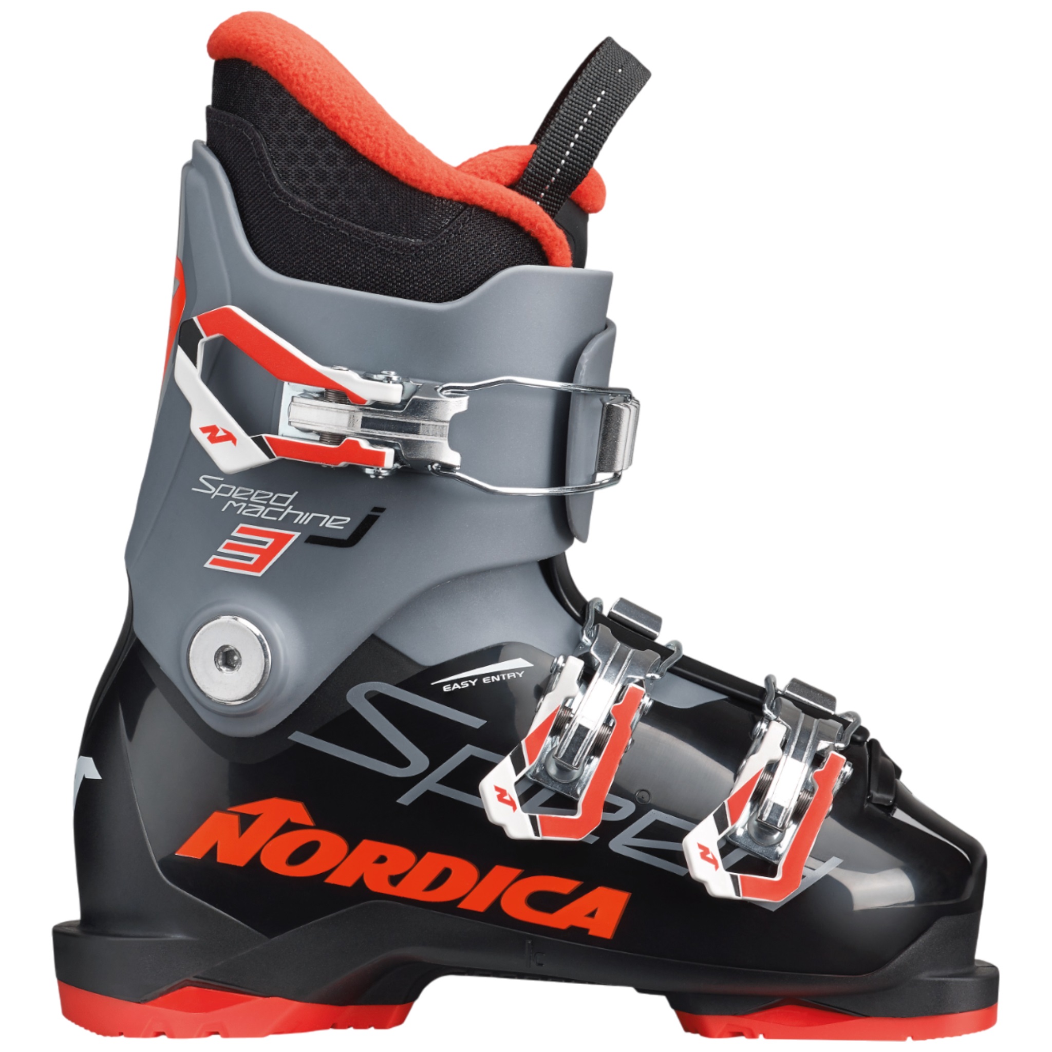 Clapari copii Nordica Speedmachine J3 2025-Negru/Rosu-33 (21)