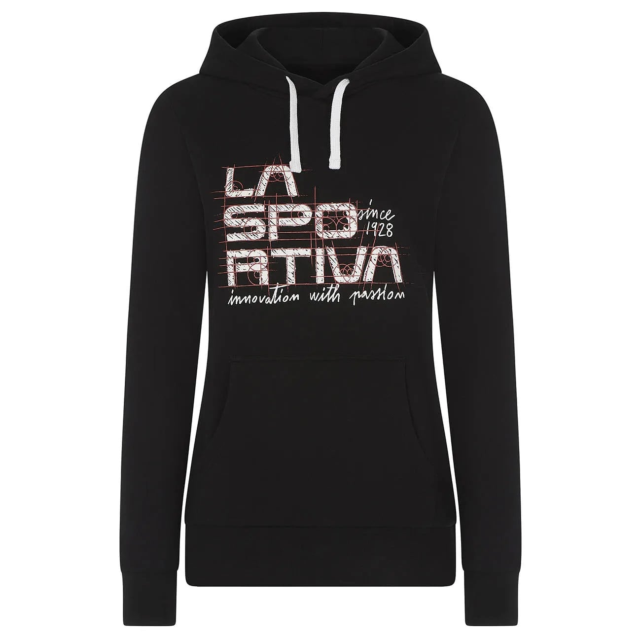 Hanorac dama La Sportiva Project-Negru/Alb-S