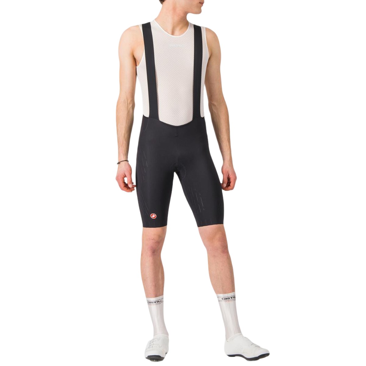 Pantaloni scurti ciclism cu bretele barbati Castelli Free Aero Race S