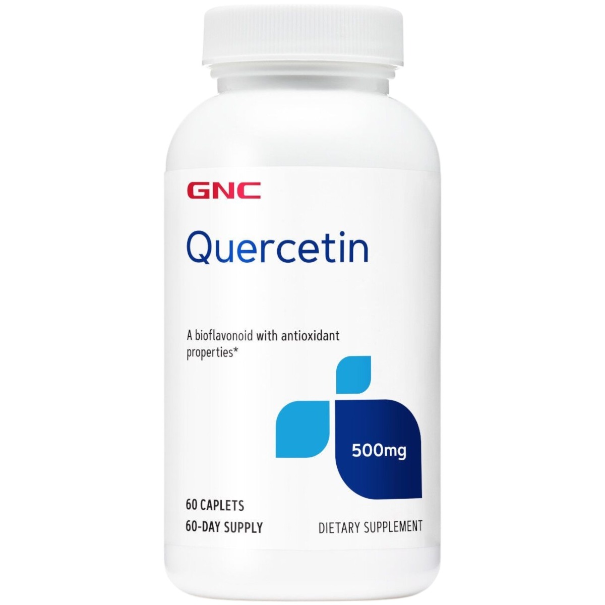 Supliment alimentar GNC Quercetin 500 mg, Quercetina, 60 tb