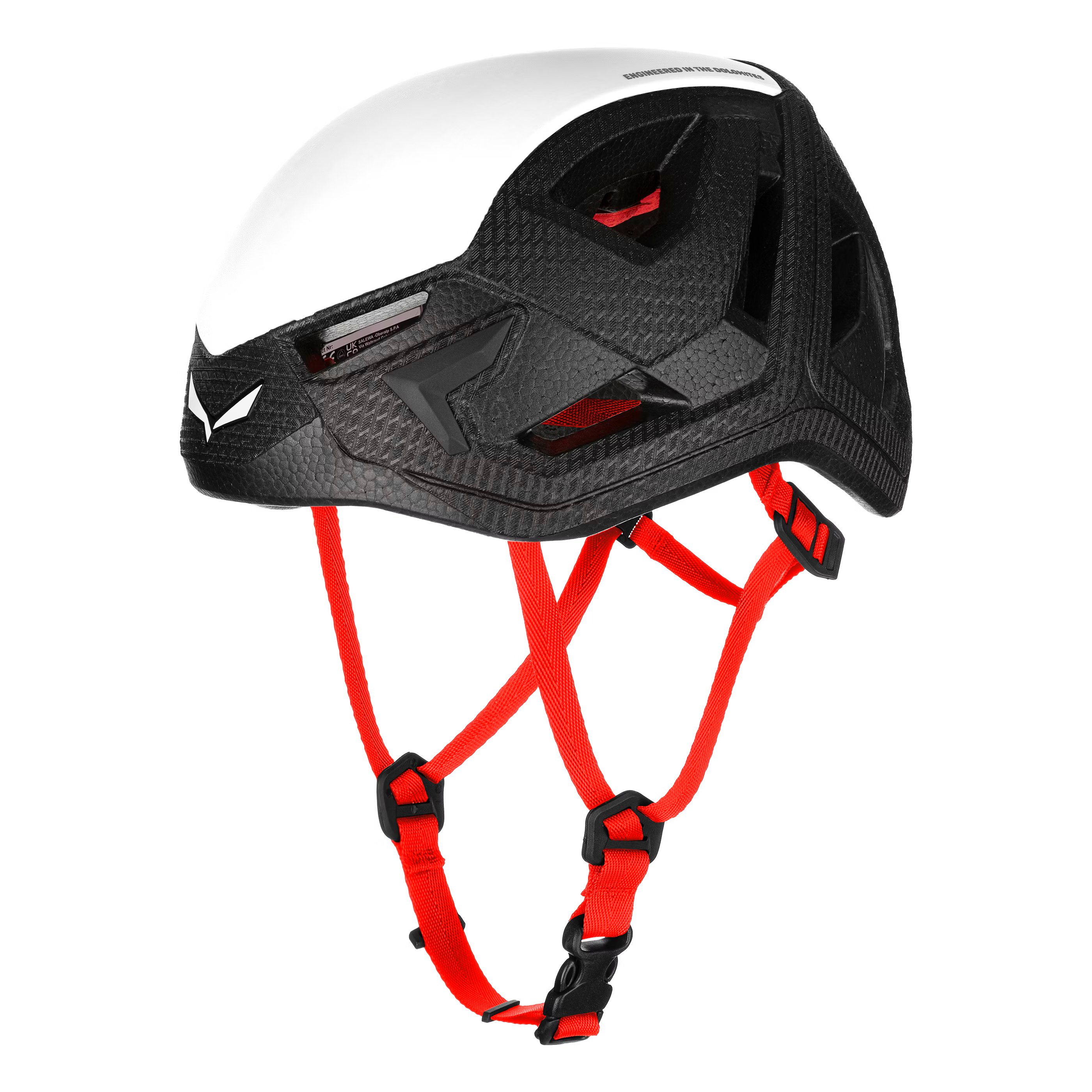 Casca alpinism Salewa Piuma 3.0-Alb/Negru/Rosu-S/M