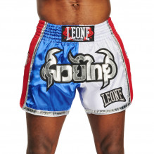 Sort Muay Thai Leone Siam-Alb/Albastru-S