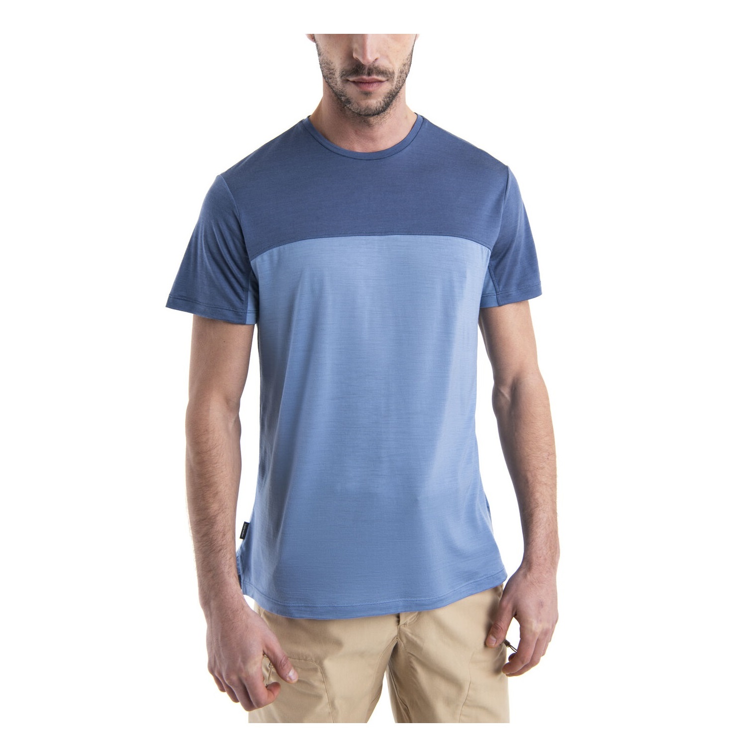 Tricou merino barbati Icebreaker 125 Cool-Lite Blend Sphere-Albastru-S