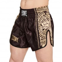 Sort Muay Thai Leone Haka-Negru/Auriu-S
