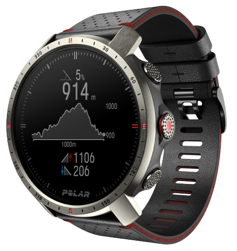 Ceas Polar Grit X Pro Titan-Titan Mat-M/L