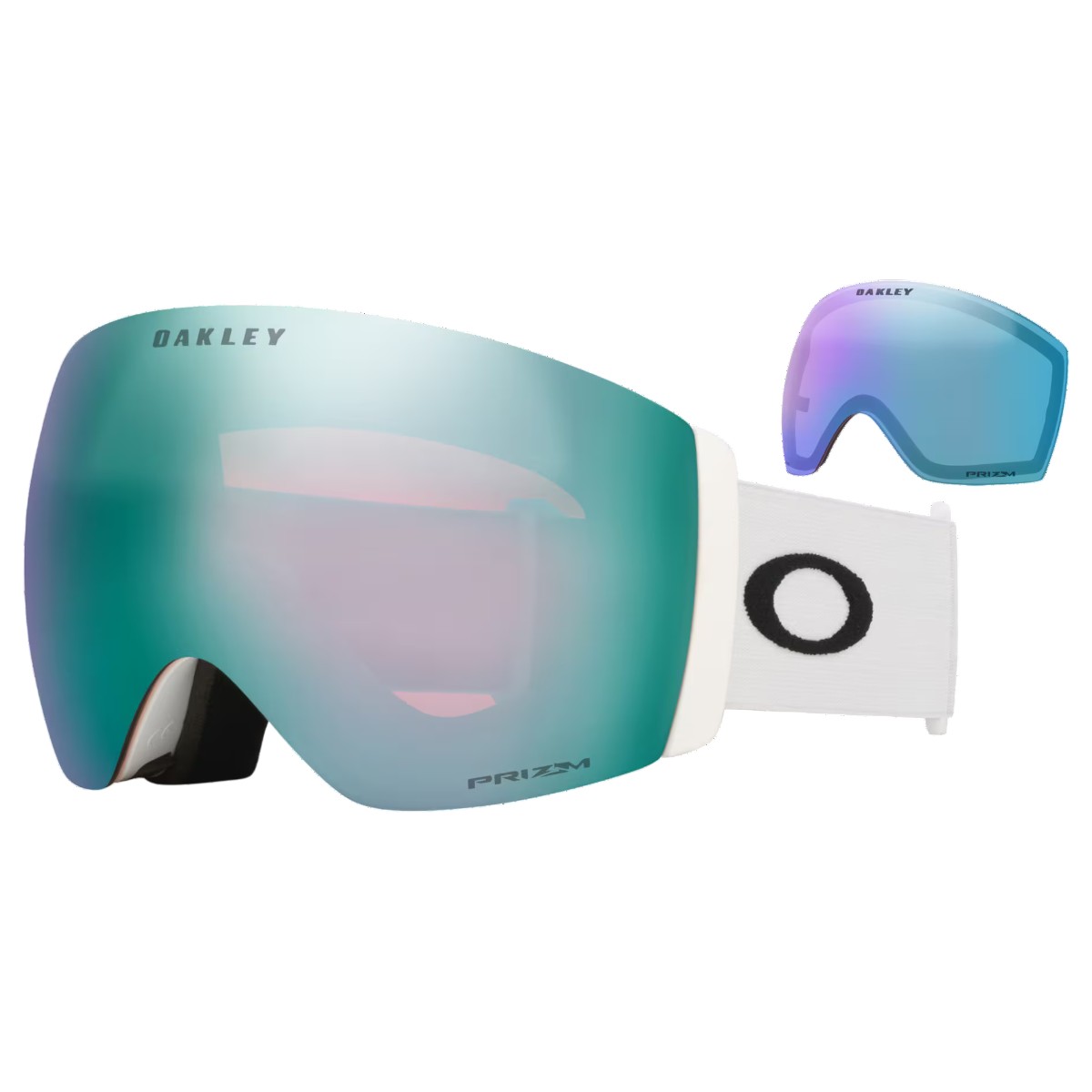 Ochelari schi Oakley Flight Deck Pro L Prizm Snow Sapphire Iridium / Matte White