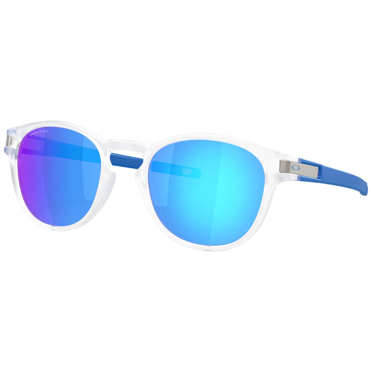 Ochelari de soare Oakley Latch Neon Pop Collection Prizm Sapphire / Matte Clear