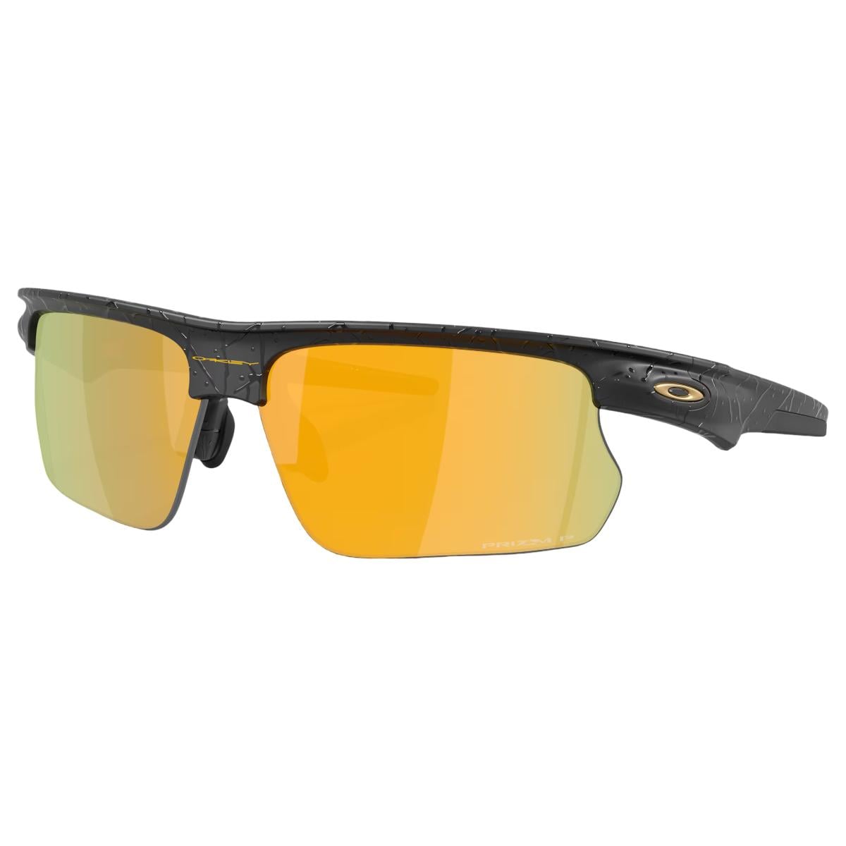 Ochelari de soare Oakley Bisphaera Gridiron Collection Prizm 24k Polarized / Matte Black