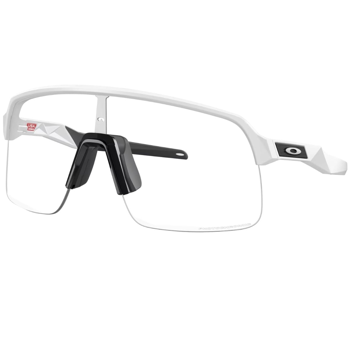 Ochelari de soare Oakley Sutro Lite Matte White / Clear To Black Iridium Photochromic