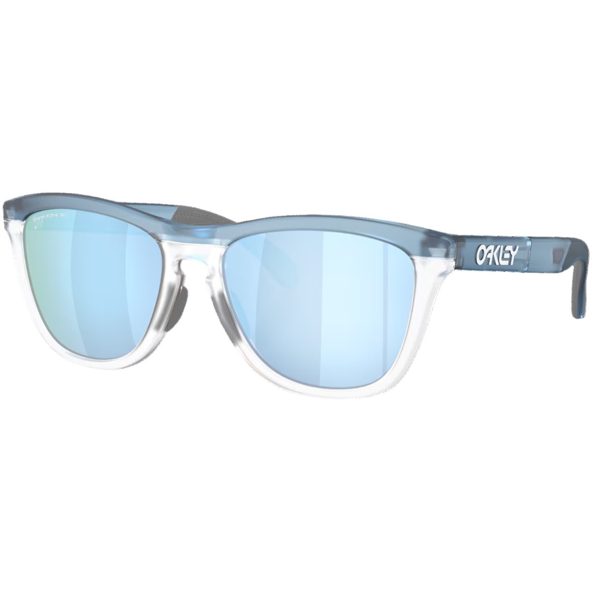 Ochelari de soare Oakley Frogskins Range XL Prizm Deep Water Polarized / Transparent Stonewash/Clear