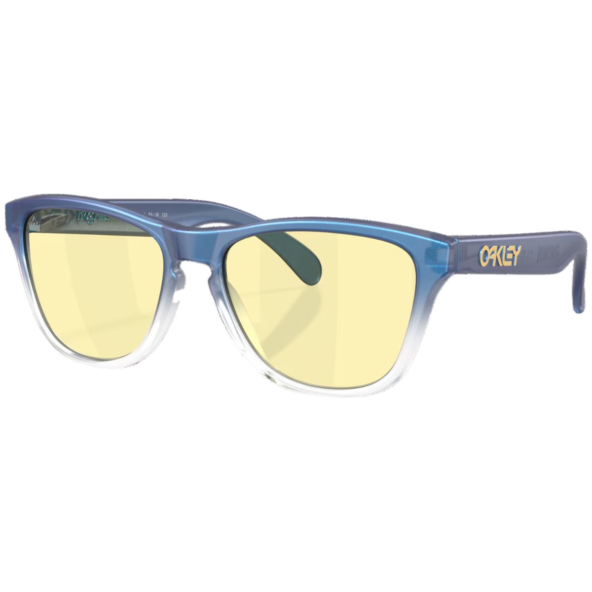 Ochelari de soare Oakley X Fortnite Frogskins S Prizm Gaming 2.0 / Matte Cyan/Blue/Clear Shift Fade 