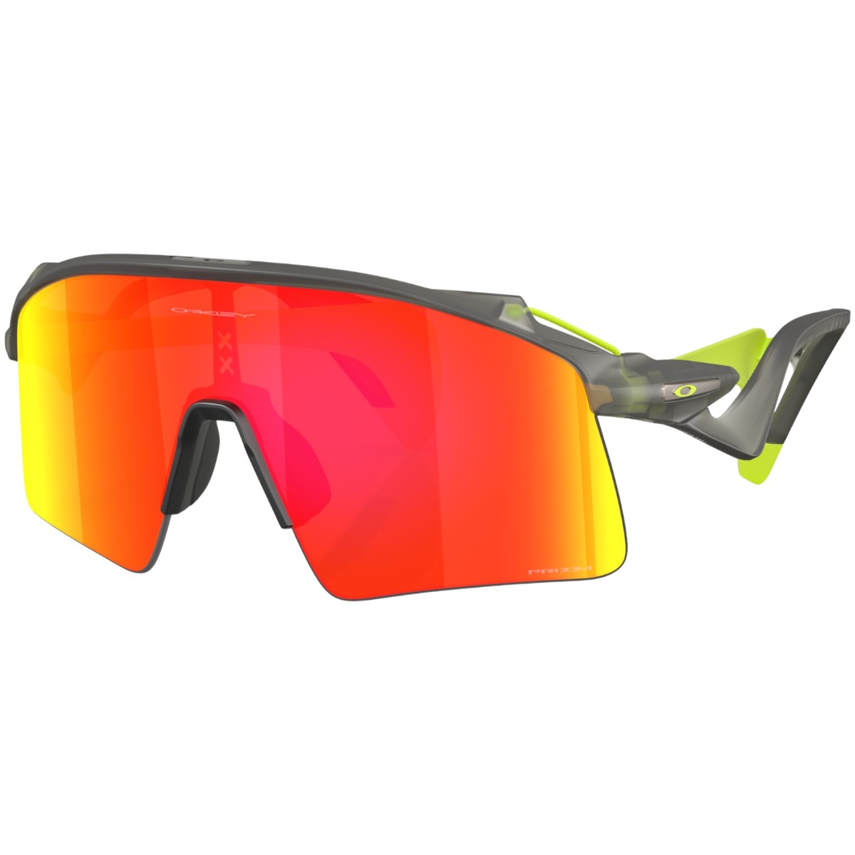Ochelari de soare Oakley Stunt Wing Pizm Ruby / Matte Grey Smoke
