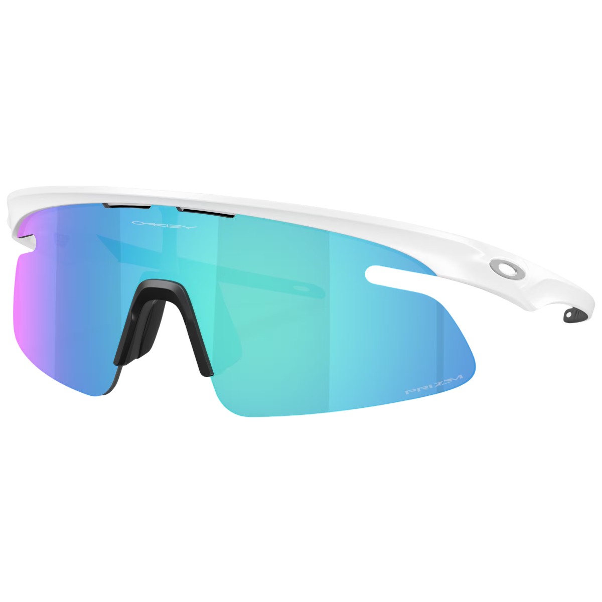 Ochelari de soare Oakley RSLV Lite Matte White / Prizm Sapphire