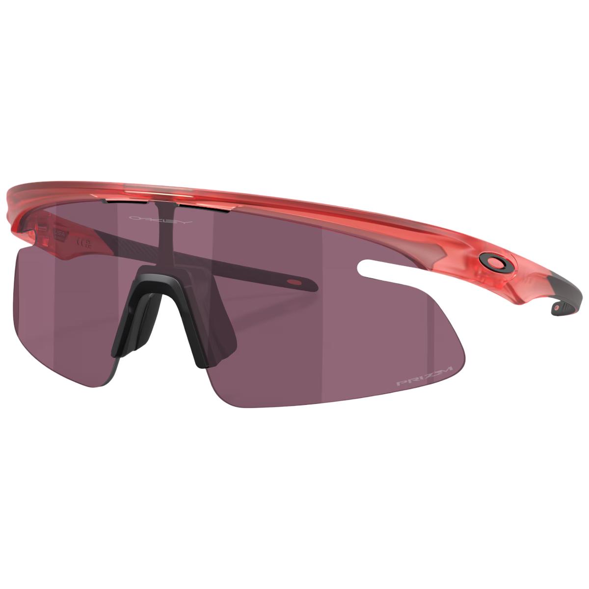 Ochelari de soare Oakley RSLV Lite Matte Transparent Paloma / Prizm Road Black