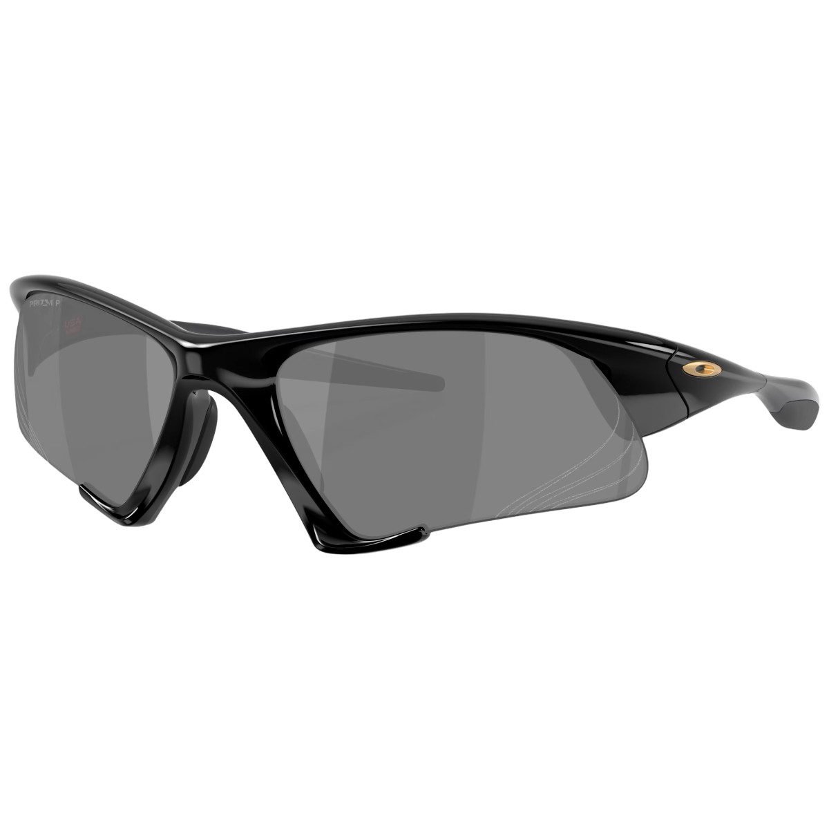 Ochelari de soare Oakley Suture Jacket Polished Black / Prizm Black Polarized