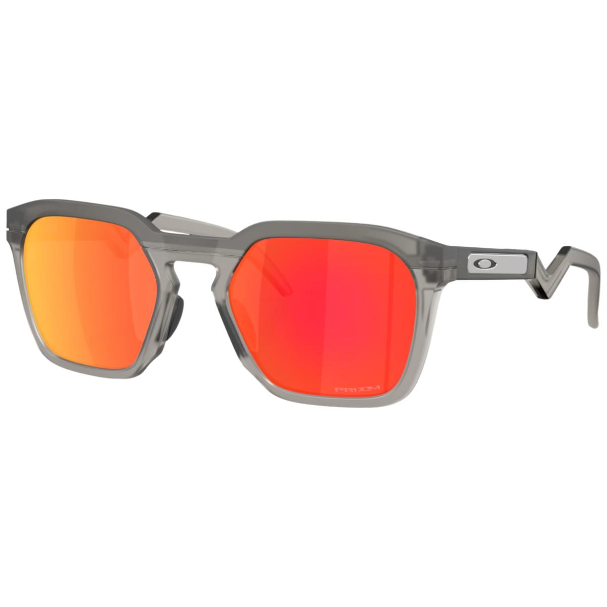 Ochelari de soare Oakley HSTN SQ Matte Grey Smoke / Prizm Ruby