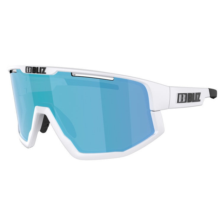 Ochelari de soare Bliz Vision Matt White / Smoke / Blue Multi