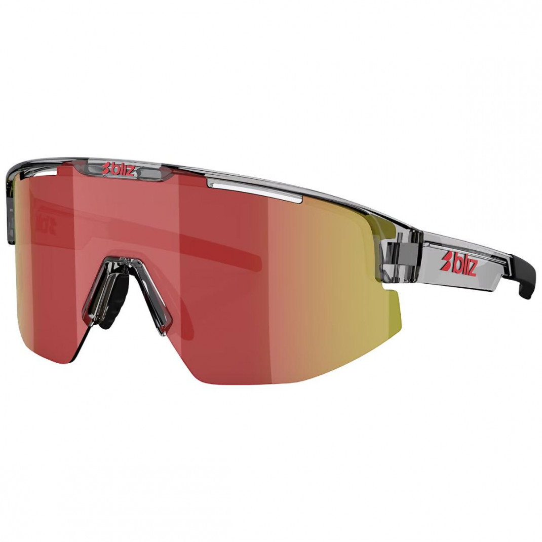 Ochelari de soare Bliz Matrix Transparent Dark Grey / Red
