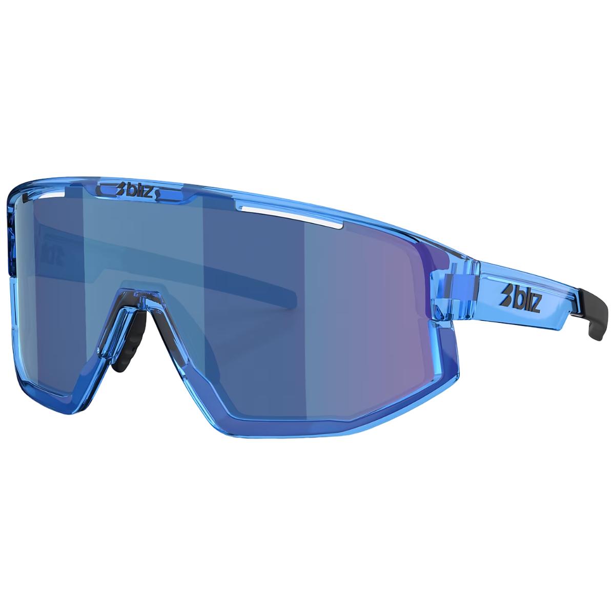 Ochelari de soare Bliz Fusion Transparent Blue / Smoke/Blue Multicolor