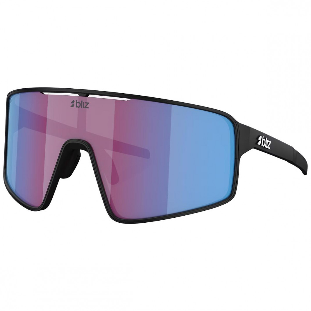 Ochelari de soare Bliz P001 Matte Black / Rose/Violet Mirror Blue